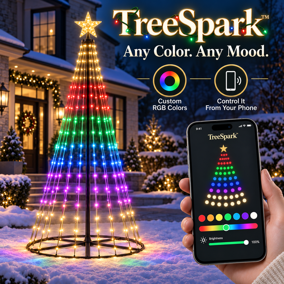 TreeSpark™ Smart Christmas Tree Lights