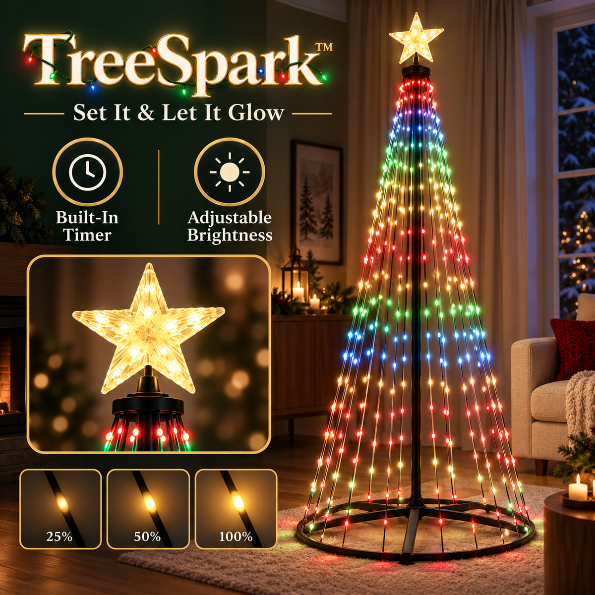 TreeSpark™ Smart Christmas Tree Lights