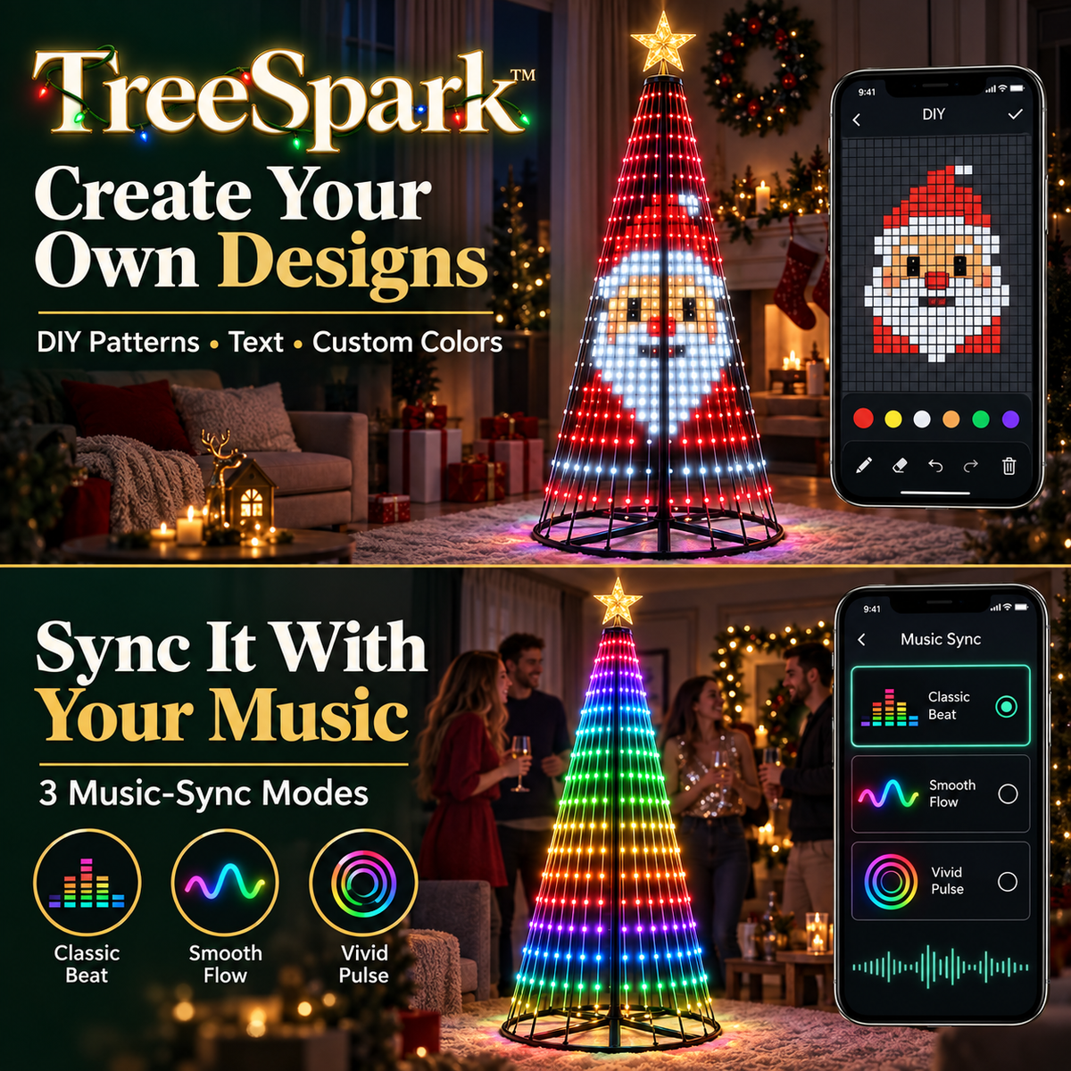 TreeSpark™ Smart Christmas Tree Lights